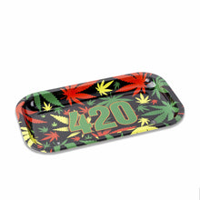 420 Rasta Metal Rollin' Tray