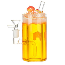 Dabtized Intoxicated Drink Water Pipe - 6.75" / 14mm F / Colors Vary