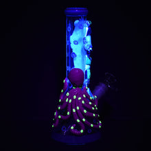 Under The Sea 3D Painted Beaker Water Pipe - 10"/14mm F