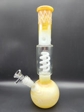 Milky Fade Water Pipe w/ Coil Perc | 11.75" |14mm