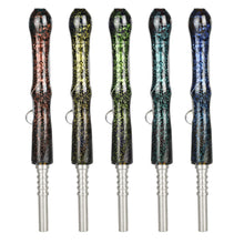 Pulsar Galaxy Glass Dab Straw - 6.5" / Colors Vary