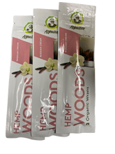 Afghan Hemp Woods Herbal Organic Natural 2 Russian Cream Flavor Papers Wraps Per Pack (3 Count)