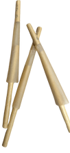 Unbleached Zig-Zag 98’s 1/4" Size Natural Rolling Cones Kit 10 Pack