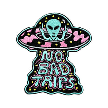 Killer Acid Embroidered Iron-On Patch - No Bad Trips / 3.5" x 4"