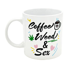 Coffee, Weed, Sex Giant Mug - 22oz