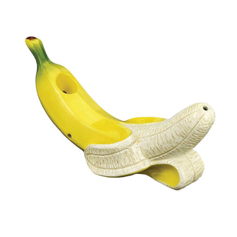 Blissful Banana Ceramic Hand Pipe - 9"