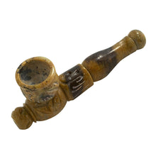 4.25" Multicolored Marble Stone Pipe