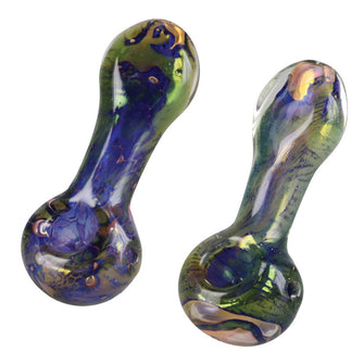 Spattered Fumed Spoon Pipe