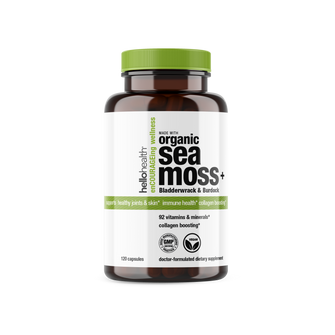 Organic Irish Sea Moss Capsules with Burdock Root & Bladderwrack