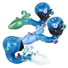 Aqua Boogie Sherlock Glass Hand Pipe - 5.25" / Colors Vary