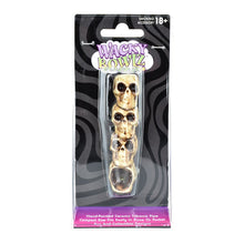 Wacky Bowlz Skulls Ceramic Hand Pipe - 3.75"