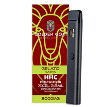 HHC Vape Device, 2000mg, Rechargeable/Disposable - Gelato