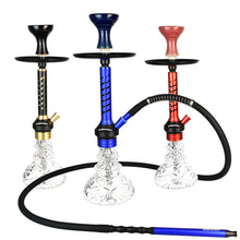 ShishaTech Jaxx Crystal Hookah - 18" / Colors Vary