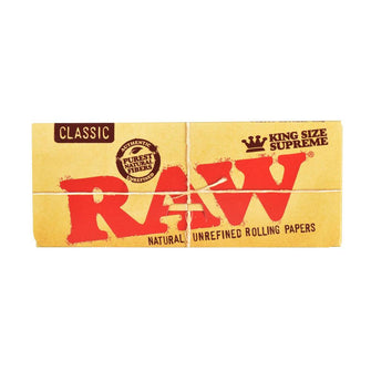 RAW Supreme Natural Rolling Papers | Kingsize