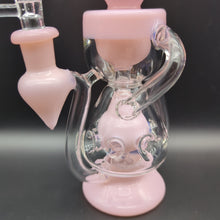 Swiss Holed Hollowfoot Recycler Water Pipe 10"