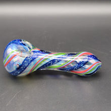 Multicolor Dichro Swirl Hand Pipe w/ Screen