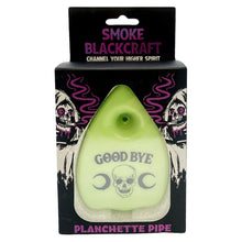 Smoke BlackCraft Planchette Glass Hand Pipe | 3.5"