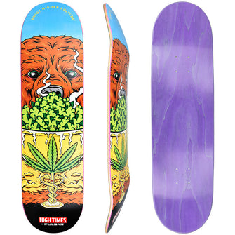 High Times® x Pulsar SK8 Deck | Cannabear | 32.5" x 8.5" | Colors Vary