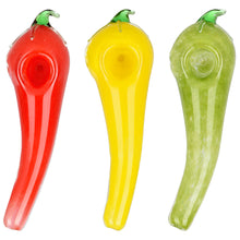 Spice Of Life Chili Pepper Glass Pipe - 4.75" / Colors Vary