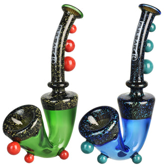 Pulsar Dichro Stacked Sherlock Pipe - 5.5"/Colors Vary