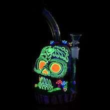 Pulsar Voodoo Skull Water Pipe - 9"/14mm F