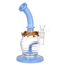 Beez Kneez Honeypot Glass Water Pipe - 8.25" / 14mm F / Colors Vary