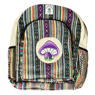 ThreadHeads Hemp Funky Mushroom Backpack