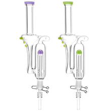 Aero Recycler Quartz Tip Vapor Straw w/ Clip - 11.5"/Colors Vary