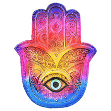 Jewel-Tone Ombre Hamsa Incense Burner - 5"x6"