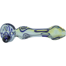 LA Pipes "Painted Warrior Spoon" Glass Pipe