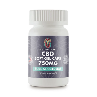 CBD Gel Capsules – Full Spectrum – 750MG – 30ct