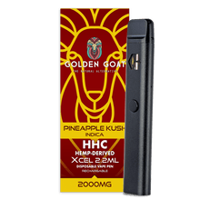 HHC Vape Device, 2000mg, Rechargeable/Disposable - Pineapple Kush