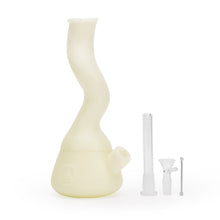 Ritual - 10'' Wavy Silicone Beaker - UV Titanium White