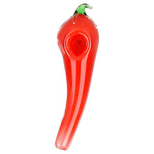 Spice Of Life Chili Pepper Glass Pipe - 4.75" / Colors Vary