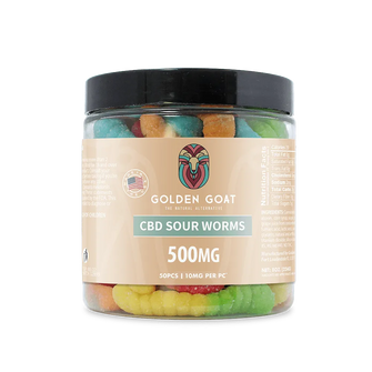 CBD Gummies 500MG -Sour Worms