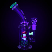 Empire Glassworks UV Nano Rig - 8.5"/14mm F/Cosmic Mushrooms