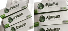 Afghan Hemp All Natural Rolling Papers 1 1/4 Size  (6 Pack)