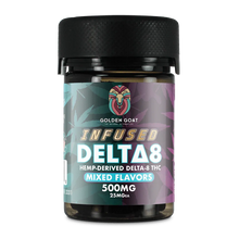 Infused Delta-8 Gummies, 500mg – Mixed Flavors, 20ct