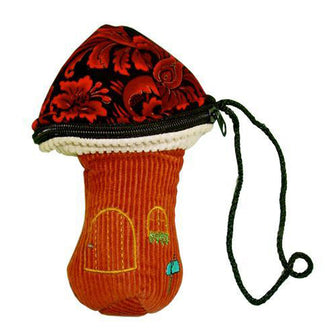 ThreadHeads Corduroy Mushroom Padded Pouch