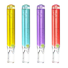 Glass Taster Bat w/ Freezable Glycerin - 4" / Colors Vary