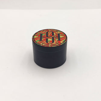 High Society - 4 PC 63mm Ceramic Teflon Coated Grinder - Rasta