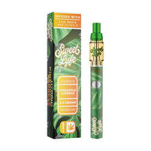 Sweet Life 2.5ml Disposable Vape Pen Infused with Live Resin HHC-P+THC-P - Pineapple Express - Hybrid