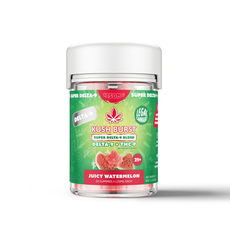 Delta-9 Super Blend Gummies + THC-P - Juicy Watermelon (10/PK) | Kush Burst | 1250mg