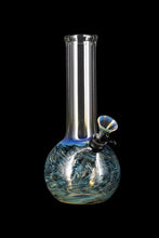 LA Pipes Raked Tiger Stripe Accented Beaker Bong