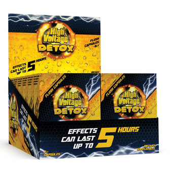 High Voltage Detox Fast Flush Capsules - 6 capsules - 12PC DISPLAY