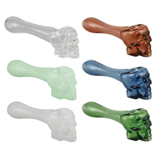 Skull Glass Spoon Pipe