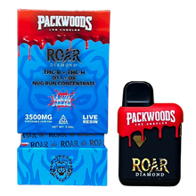 Roar x Packwoods Nug Run Concentrate 3500MG LIVE RESIN THC-B + THC-H, D11 +D8  - Fruit Punch