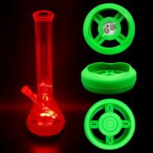 Bong Base Bumper Coin Battery 4.25in-6in Bases Silicone Fits Variety of Shapes