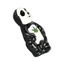 Wacky Bowlz Panda Ceramic Hand Pipe - 4"