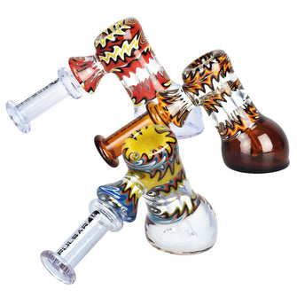 Pulsar Fluid Radiance Hammer Bubbler - 6.5"/Colors Vary